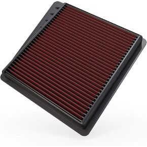 K&N Engine Air Filter: Increase Power & Towing, Washable, Premium, Replacement Air Filter: Compatible with 2016-2019 Nissan Titan XD V8, 33-5058