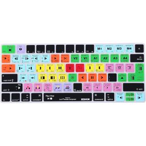 XSKN Avid Media Composer Shortcut Silicone Magic Keyboard Cover Skin for Apple Released since 2015 Magic Keyboard Model Number A1644 MLA22LL/A and MLA22B/A US&EU version