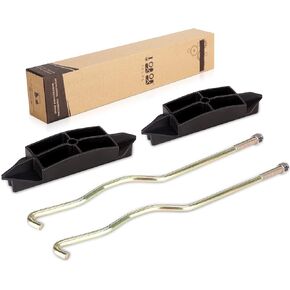 10L0L Battery Hold Down Plate with Rods Kit for Club Car Precedent 2004-2009 48V (4 * 12V Battery) Electric Golf Cart, OEM# 102534001 102526801