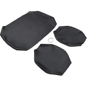 Golf Cart Seat Cover Staple On for Yamaha G-11 / G-22 Golf Cart, Microfiber Leather, Black
