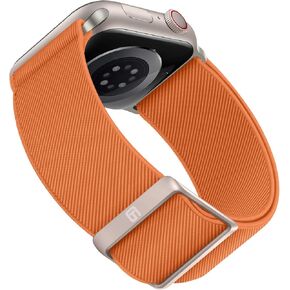 Band Compatible with Apple Watch Band 41mm 40mm 38mm for Men Women Stretchy Solo Loop Band Nylon Sport Band Designed for Apple Watch SE Series 9 8 7 6 5 4 3 2 1, Army green
