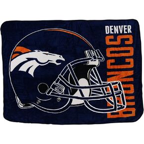 Northwest NFL Denver Broncos Unisex-Adult Raschel Throw Blanket, 60" x 80", Super Bowl 48 Champions