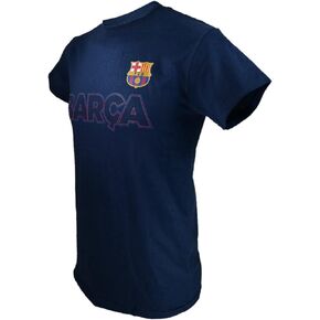 Icon Sports Men Compatible with FC Barcelona Officially Licensed Soccer T-Shirt Cotton Tee -35