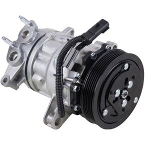 AC Compressor & A/C Clutch For Jeep Liberty V6 2002 2003 2004 2005 - BuyAutoParts 60-01581NA New