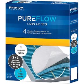 Pureflow Cabin Air Filter PC5871X | Fits 2017-11 Nissan Quest, 2015-09 Murano, 2012-07 Altima