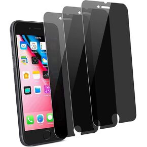 pehael [3-Pack] iPhone 8 Plus iPhone 7 Plus High Definition Privacy Screen Protector Black Tempered Glass Screen Protector Easy Install (5.5 inch)