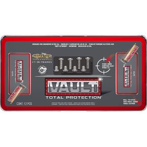 Cruiser Accessories 62700 Vault License Plate Frame, Black/Clear