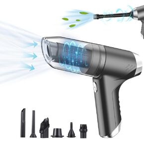 Handheld Car Vacuum Cleaner and Blower,19000Pa Cordless Car Vacuum Cleaner High Power,3 In1 Dust Buster & Air Blower & Hand Pump,Mini Portable Vacuum Cleaner with Brushless Motor