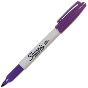 Sharpie Fine Point Purple 2 boxes of 12