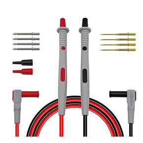 Fluke Compatible Hard Point Test Leads Set Banana Plug Compatible with Digital Multimeter Meter Probes Electrical Test Probe