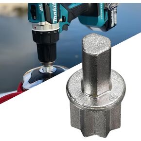 7431 Sailboat Winch Bit Adaptor, Sailing Cordless Drill and Winch Adapter for Cordless Screwdriver Winch Bit for Power Drill Sailboat Winch Drill Adapter Bit, Convert to Powered Winch.