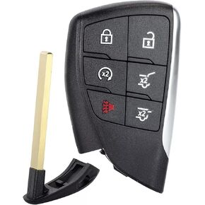 Key Fob Remote Replacement Fits for GMC Yukon Chevy Suburban Tahoe 2021-2023 Keyless Entry Remote Control Replaces YG0G21TB2 13548434 13541567 (6 Buttons)