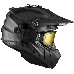 CKX Titan Original Carbon Helmet - Trail and Backcountry Solid No Shield