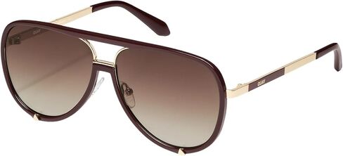 Quay Women's Coffee Run Oversized Round Cat Eye Sunglasses in Saudi Arabia