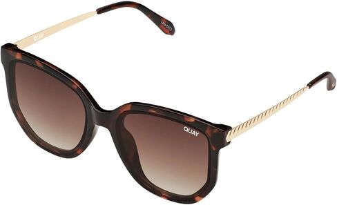 Quay Women's Coffee Run Oversized Round Cat Eye Sunglasses in Saudi Arabia