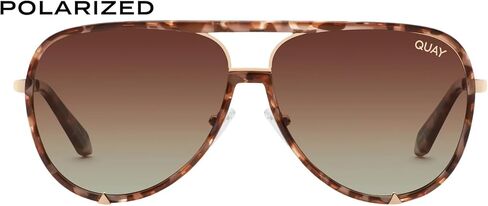 Quay Women's Coffee Run Oversized Round Cat Eye Sunglasses in Saudi Arabia