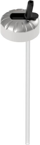 غطاء S'well Traveler Flip Straw، يناسب جميع أحجام المسافرين، غطاء من الفولاذ المقاوم للصدأ 18/8 مع قش، قلاب مفتوح لسهولة الشرب أثناء التنقل، خالي من مادة BPA، in Kuwait