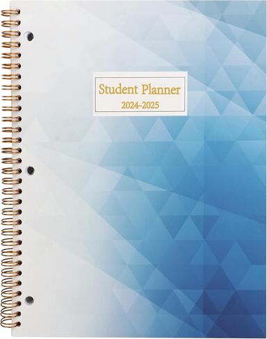Student Planner 2024-2025 - Monthly and Weekly School Planner 2024-2025 for Middle School or High School, Aug 2024 - Jun 2025, 8.5" x 11", 2024-2025 Student Planner Academic Year with Thick Paper, 3-Hole Punched & Stickers - Blue in Saudi Arabia