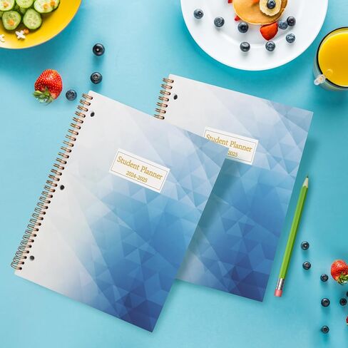 Student Planner 2024-2025 - Monthly and Weekly School Planner 2024-2025 for Middle School or High School, Aug 2024 - Jun 2025, 8.5" x 11", 2024-2025 Student Planner Academic Year with Thick Paper, 3-Hole Punched & Stickers - Blue in Saudi Arabia