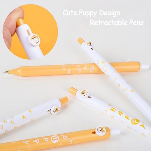 Gel Pens 4 Pcs Cute Cat Pens Black Ink 0.5mm Fine Point Smooth Writing Pen with Comfortable Grip, Kawaii Stationary Quick Dry Retractable Pens for Journaling Note Taking in Saudi Arabia