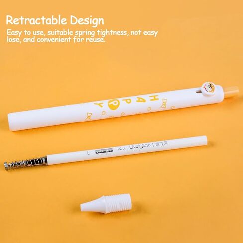 Gel Pens 4 Pcs Cute Cat Pens Black Ink 0.5mm Fine Point Smooth Writing Pen with Comfortable Grip, Kawaii Stationary Quick Dry Retractable Pens for Journaling Note Taking in Saudi Arabia