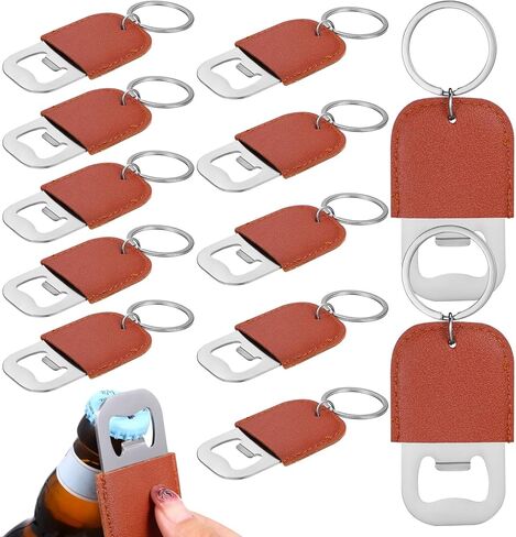 Mobestech 12Pcs Keychain Bottle Openers Can Openers Stainless Steel Bottle Openers Bottle Lid Removers Beer Openers for Key and Bottles in Saudi Arabia