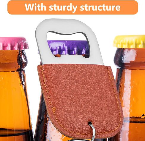 Mobestech 12Pcs Keychain Bottle Openers Can Openers Stainless Steel Bottle Openers Bottle Lid Removers Beer Openers for Key and Bottles in Saudi Arabia