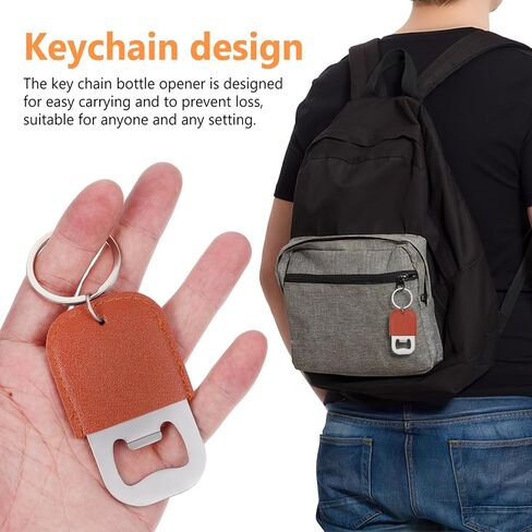 Mobestech 12Pcs Keychain Bottle Openers Can Openers Stainless Steel Bottle Openers Bottle Lid Removers Beer Openers for Key and Bottles in Saudi Arabia