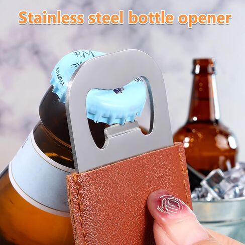 Mobestech 12Pcs Keychain Bottle Openers Can Openers Stainless Steel Bottle Openers Bottle Lid Removers Beer Openers for Key and Bottles in Saudi Arabia