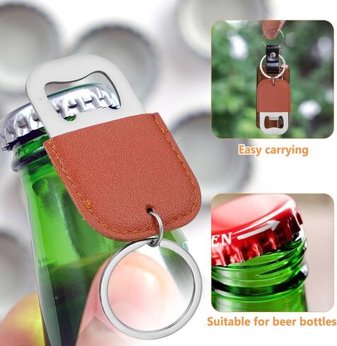 Mobestech 12Pcs Keychain Bottle Openers Can Openers Stainless Steel Bottle Openers Bottle Lid Removers Beer Openers for Key and Bottles in Saudi Arabia