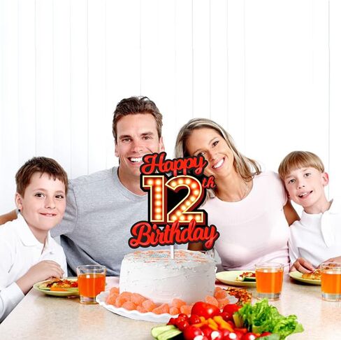 عيد ميلاد سعيد 18 كعكة توبر الفلورسنت وامض ليلة خارج الدجاجة فيلم ملهى ليلي موضوع ديكور لوازم امرأة رجل سعيد حفلة عيد ميلاد زينة أحمر بريق in Kuwait