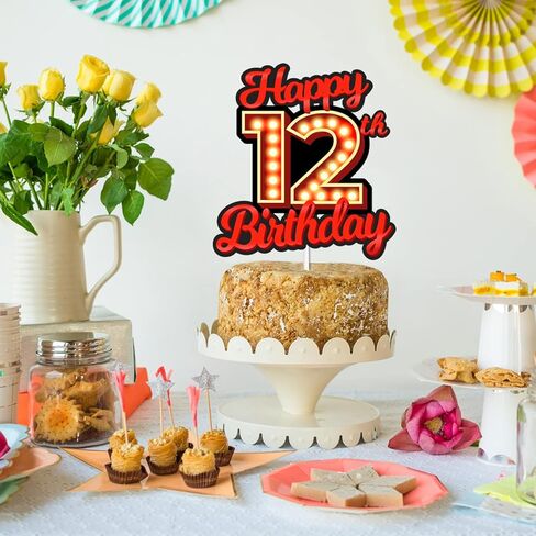 عيد ميلاد سعيد 18 كعكة توبر الفلورسنت وامض ليلة خارج الدجاجة فيلم ملهى ليلي موضوع ديكور لوازم امرأة رجل سعيد حفلة عيد ميلاد زينة أحمر بريق in Kuwait