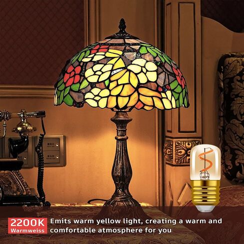 1W Low Wattage LED Edison Night Light Bulbs Warm,T28 Mini Vintage Light Bulb 10W Incandescent Equal,E26 Medium Screw Base Bulb for Oven Bulbs Decoration 6 Pack in Saudi Arabia
