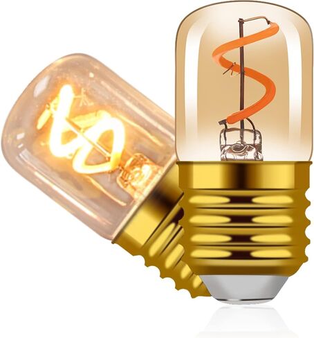 1W Low Wattage LED Edison Night Light Bulbs Warm,T28 Mini Vintage Light Bulb 10W Incandescent Equal,E26 Medium Screw Base Bulb for Oven Bulbs Decoration 6 Pack in Saudi Arabia