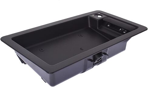 Rear Cargo Door Handle & License Plate Tag Bracket Replacement for Van E150 E250 E350 1992-2007 FO1820100 6C2Z15434A20AA Black in Saudi Arabia