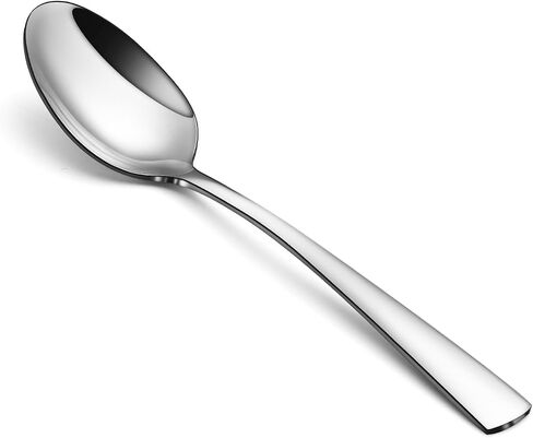 24-Piece Dinner Spoons Set (6.7 inch), Unokit Stainless Steel Spoons silverware, Dessert Spoon, Tablespoon, Silverware Spoons Only for Home, Kitchen or Restaurant - Mirror Polished, Dishwasher Safe in Saudi Arabia