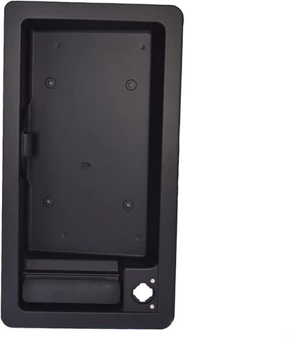Rear Cargo Door Handle & License Plate Tag Bracket Replacement for Van E150 E250 E350 1992-2007 FO1820100 6C2Z15434A20AA Black in Saudi Arabia