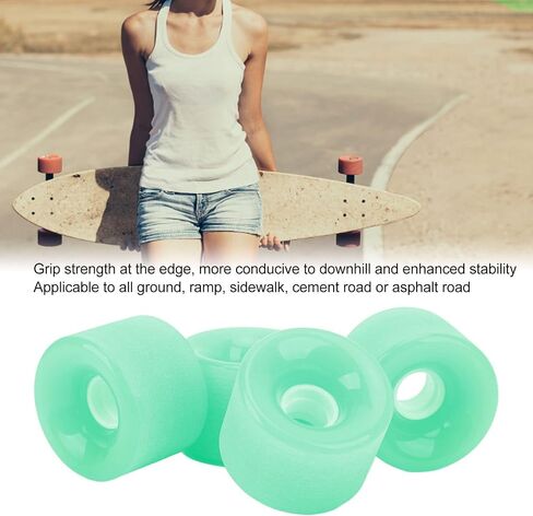 78A عجلات التزلج 70x51 مللي متر Longboard كروزر عجلة فيلم عجلات التزلج بولي PU صلابة عالية سريعة مستقرة عجلات لوح تزلُّج in Saudi Arabia