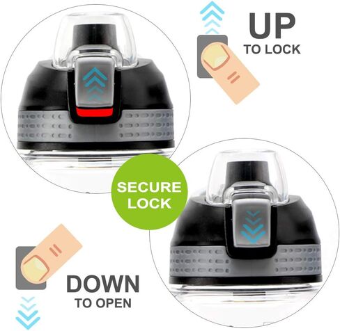 Home Tune 32oz Motivational Water Bottle with Time Marker, BPA FREE Tritan & Leak Proof & Carry Handle & Unique Design & Easy Clean (Wolf) in Saudi Arabia