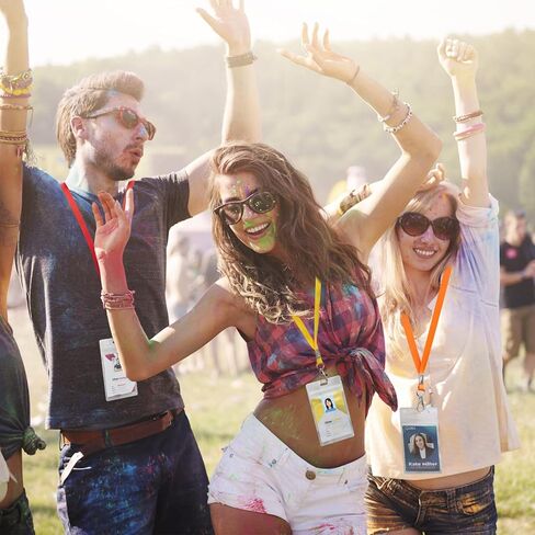 حبل كروز لبطاقات الشحن، 16 حزمة، حبال مع حامل لبطاقة الهوية، ملون in Kuwait