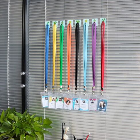 حبل كروز لبطاقات الشحن، 16 حزمة، حبال مع حامل لبطاقة الهوية، ملون in Kuwait