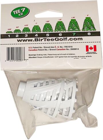 Pro Golf Tees - Size #7 (1 3/4") Individual Size Packs - 2 Tees Per Pack. Winter/Mat/Simulator Tees in Saudi Arabia
