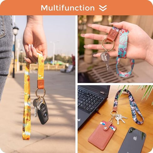 SENLLY Neck Lanyard Strap for Keys, Original Pattern Design ID Badge and Keychain Holder in Saudi Arabia