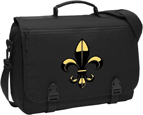 حقيبة كمبيوتر محمول باللون الأسود مقاس 15 بوصة من Golden Fleur de Lis in Kuwait