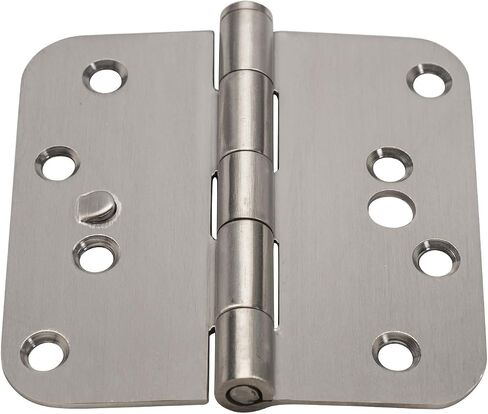 Security Door Hinges - Stainless Steel - 4 Inch with 5/8 Inch Radius - Security Tab - 2 Pack in Saudi Arabia