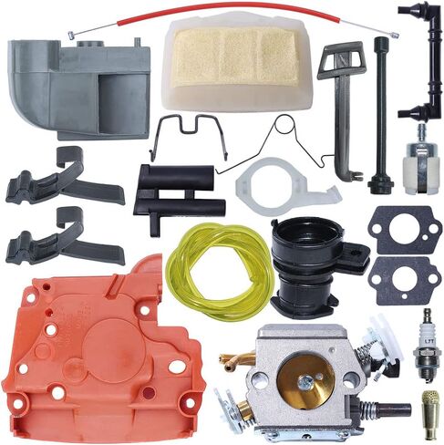 طقم ضبط قاعدة فلتر الهواء المكربن ​​لـ Husqvarna 362 365 371 372 جزء المنشار 503 28 32 03, 503283203, 503814503, 503627303, 503627701 in Saudi Arabia