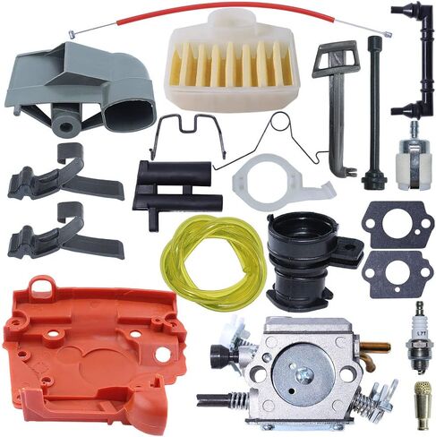 طقم ضبط قاعدة فلتر الهواء المكربن ​​لـ Husqvarna 362 365 371 372 جزء المنشار 503 28 32 03, 503283203, 503814503, 503627303, 503627701 in Saudi Arabia