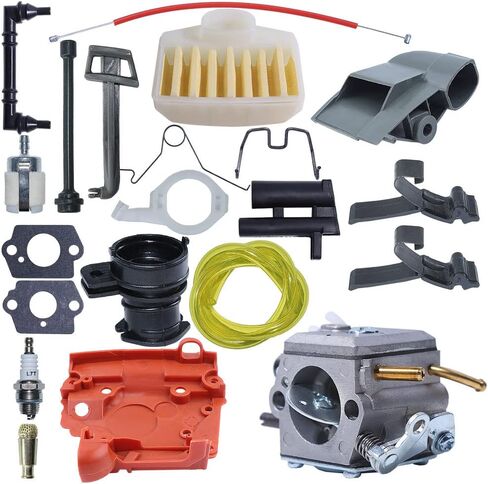 طقم ضبط قاعدة فلتر الهواء المكربن ​​لـ Husqvarna 362 365 371 372 جزء المنشار 503 28 32 03, 503283203, 503814503, 503627303, 503627701 in Saudi Arabia