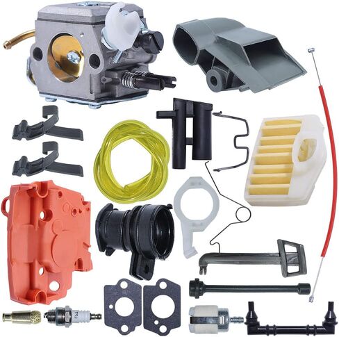 طقم ضبط قاعدة فلتر الهواء المكربن ​​لـ Husqvarna 362 365 371 372 جزء المنشار 503 28 32 03, 503283203, 503814503, 503627303, 503627701 in Saudi Arabia
