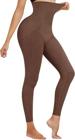Nebility Compression Leggings for Women Tummy Control Butt Lifting Shapewear High Waist Thigh Slimmer Pants Body Shaper in Saudi Arabia